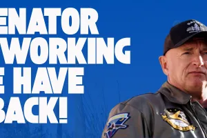 Stant with Senator Kelly